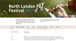 Desktop Screenshot of northlondonfestival.org.uk